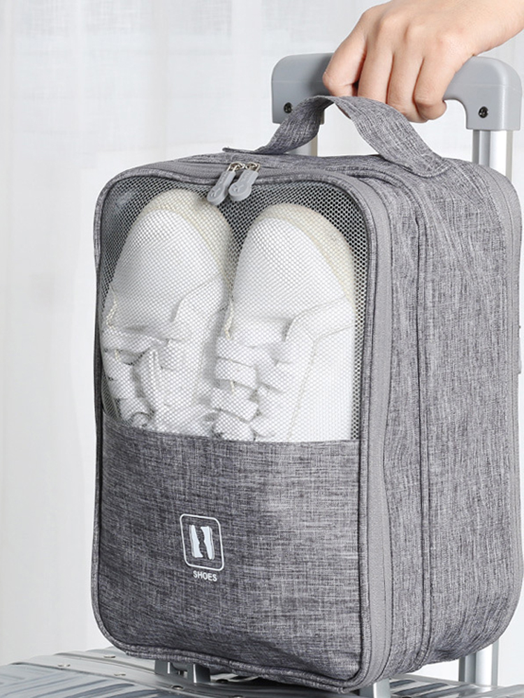 旅行鞋包便攜收納包防塵袋旅遊鞋罩鞋套鞋袋裝鞋子收納袋子行李箱