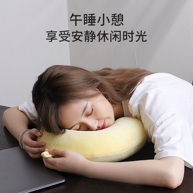 記憶棉 u 型枕 柔軟舒適護頸枕 旅行必備好眠枕