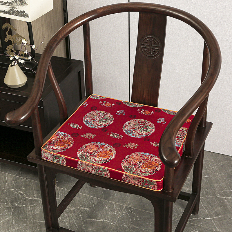 中式風格實木墊子餐椅茶椅墊圈椅坐墊 可單獨選購