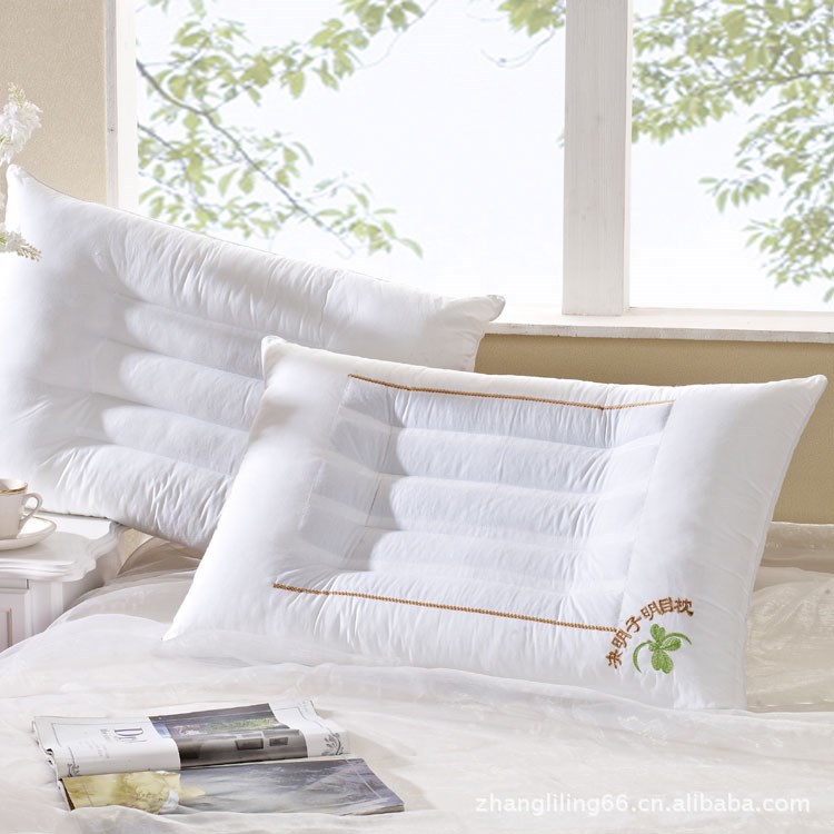 繡花枕芯珍珠棉填充物成人保健護頸枕蕎麥決明子定型枕芯