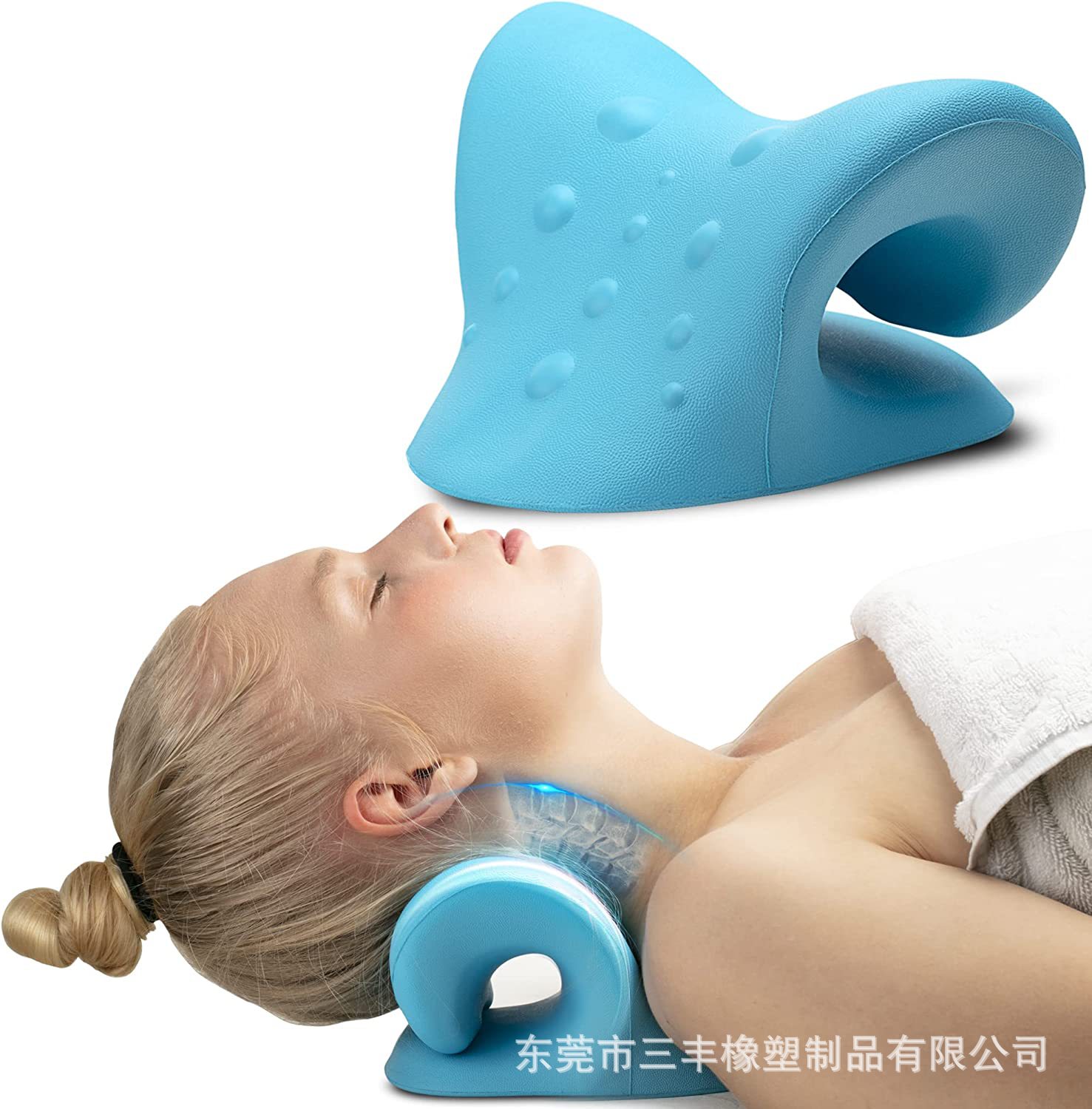 Gravity Neck Pillow 頸椎枕 家用聚氨酯頸椎枕 牽引枕 頸肩按摩枕頭