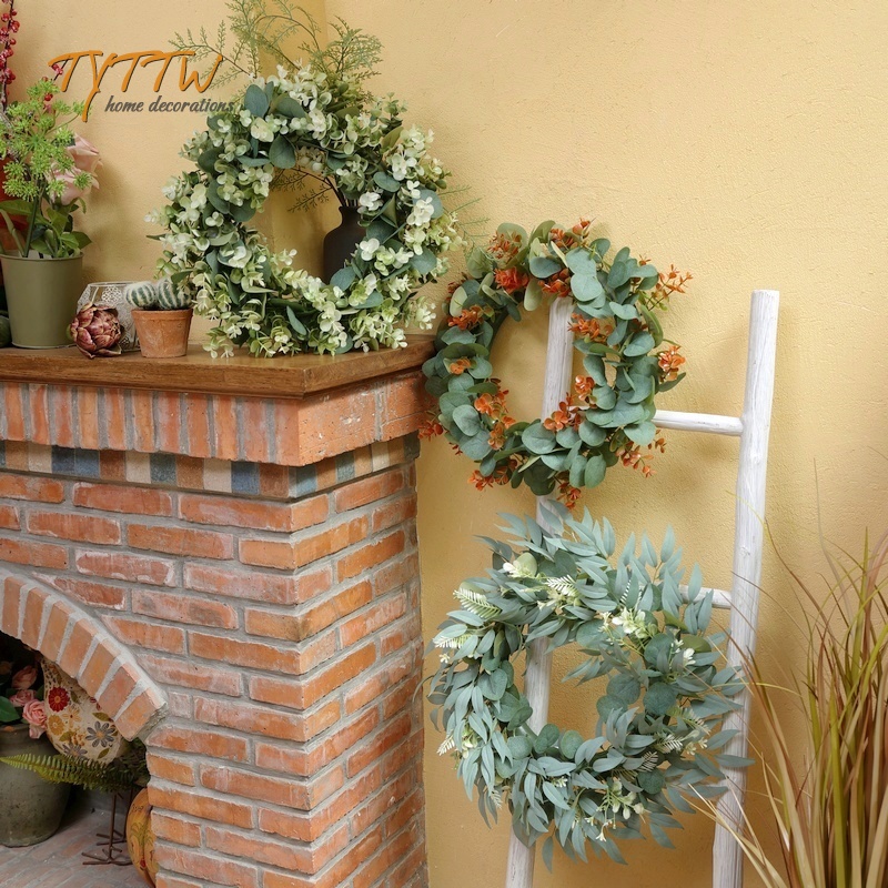 門廳牆掛壁裝飾美式花環聖誕節佈置店鋪裝飾品 (8.3折)