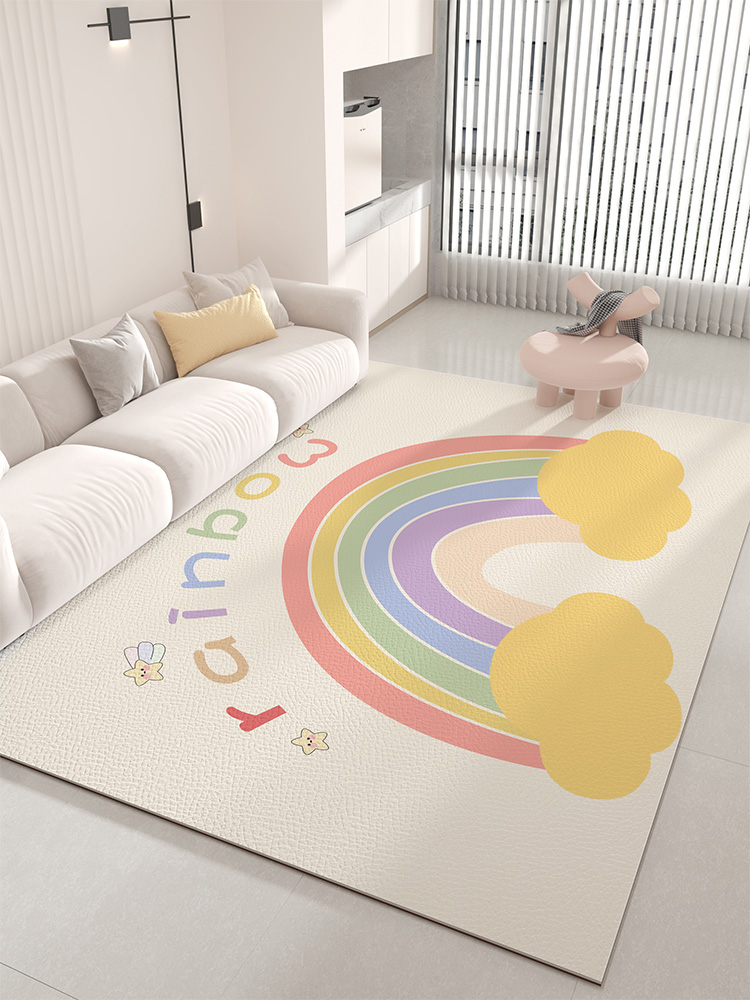 可愛卡通圖案地毯點綴您的臥室客廳和酒店空間