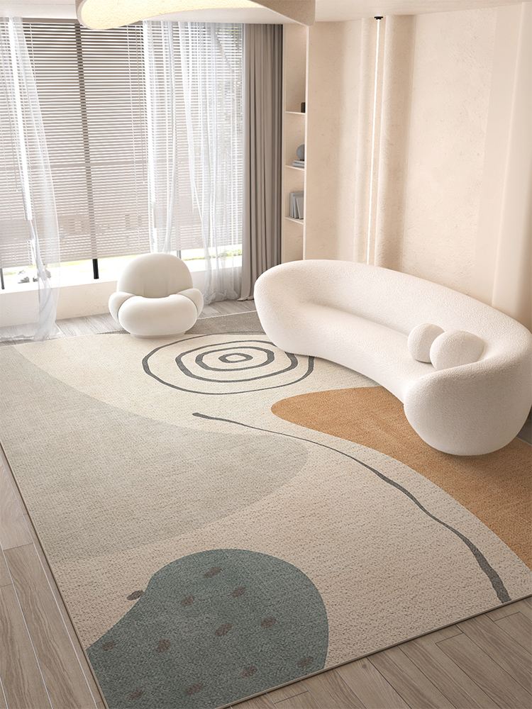 現代風格簡約地毯客廳輕奢高級沙發茶几毯家用臥室地墊