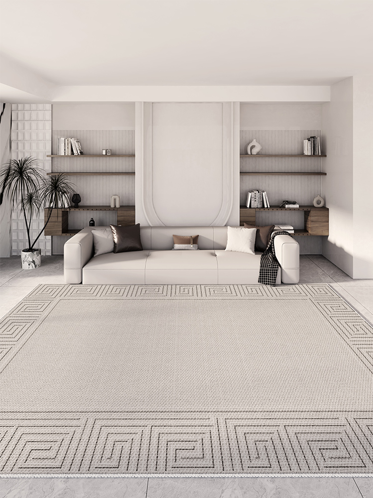 簡約質感客廳地毯2023新款 輕奢臥室地墊全鋪毯 床邊毯