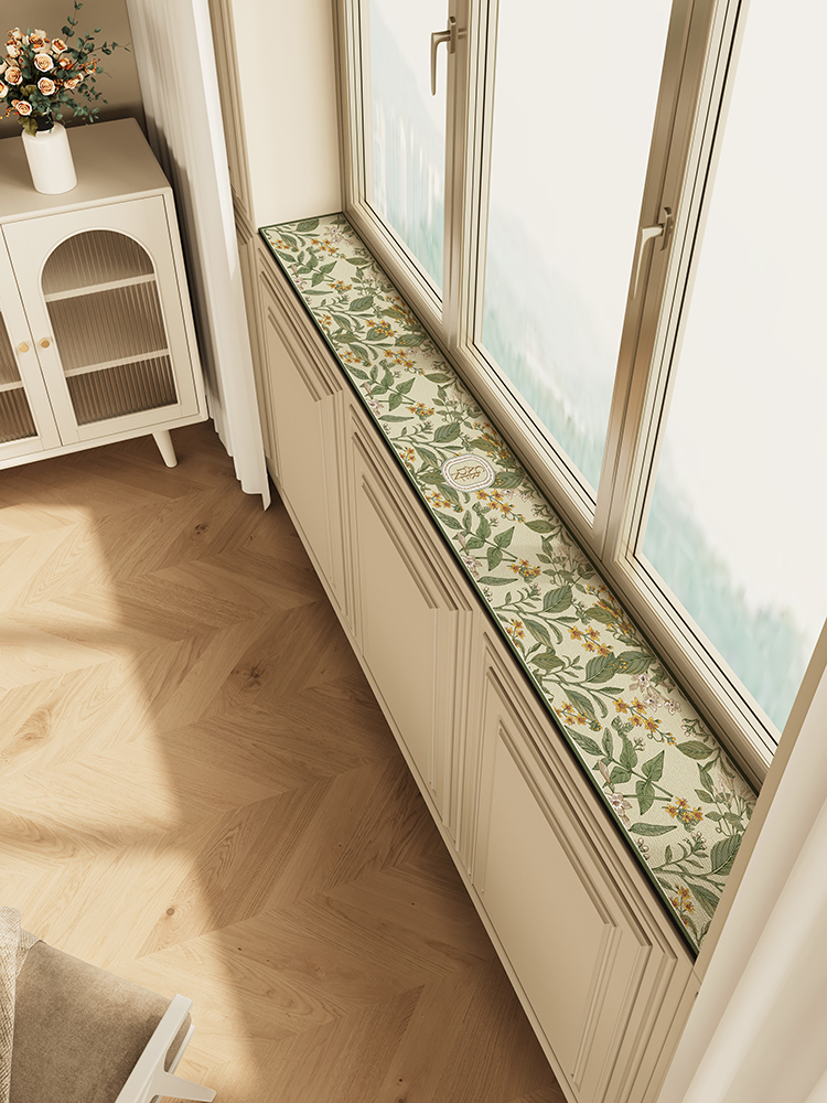 珪藻土窗臺墊 簡約現代風格 防塵防護墊子長條形可裁剪