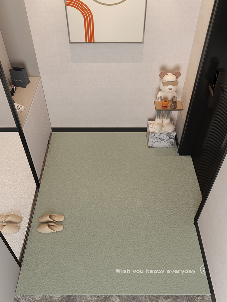 簡約現代彩色大門口地毯 一擦即淨PVC腳墊 進門腳墊玄關可手洗 (8.3折)