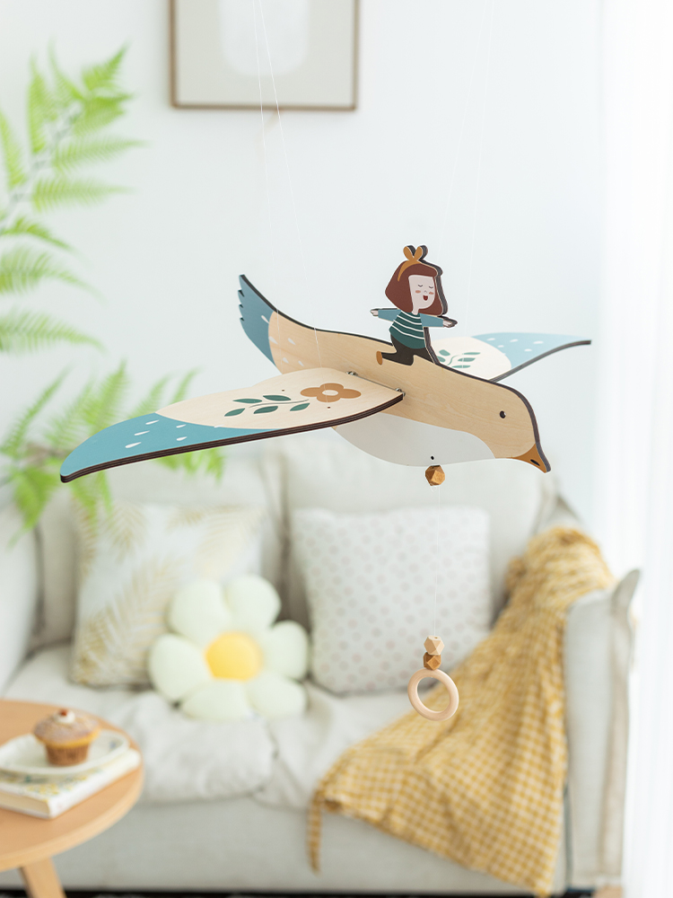 簡約現代風 飛鳥造型 掛飾 裝飾幼兒園兒童房間