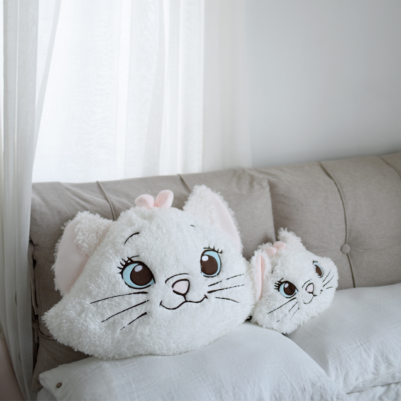 瑪麗貓咪抱枕 可愛毛絨玩具床頭靠枕 女生宿舍沙發午睡枕