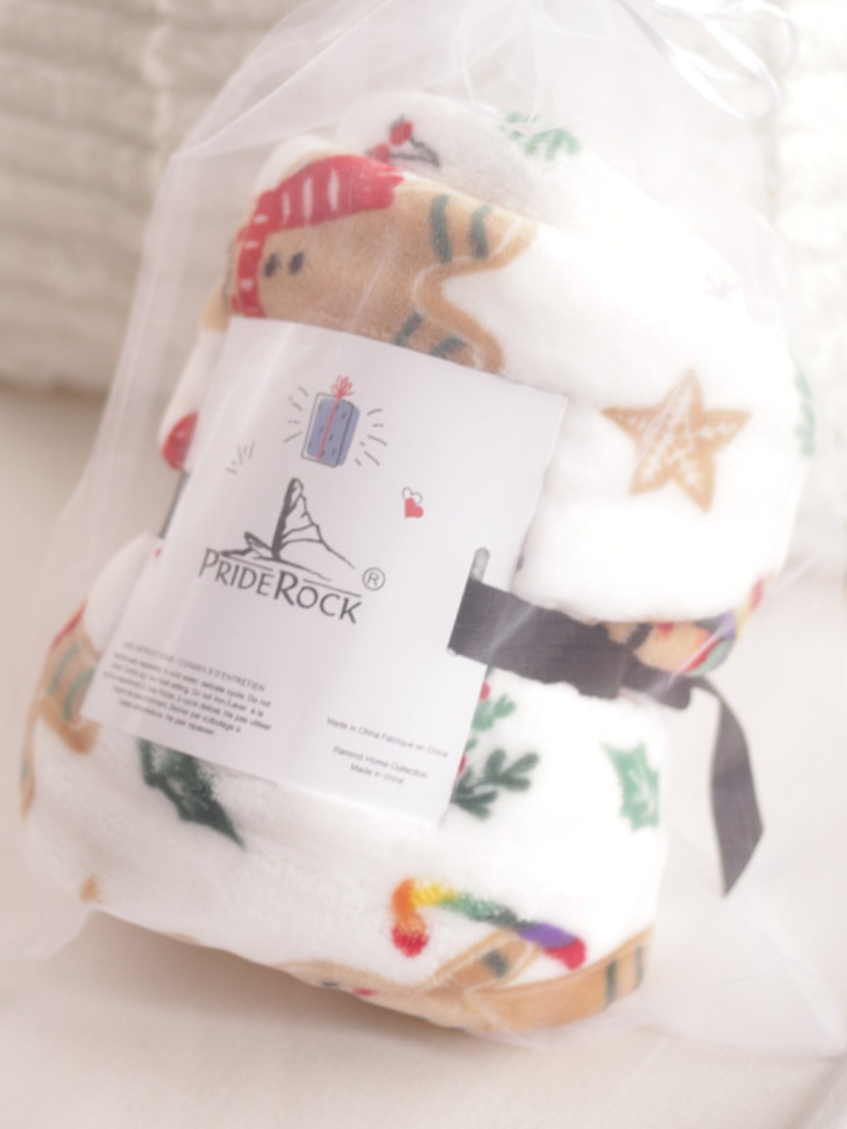 美式鄉村聖誕風貓咪蓋腿毯舒適牛奶絨保暖發熱寵物墊毯禮品毛毯 (8.3折)