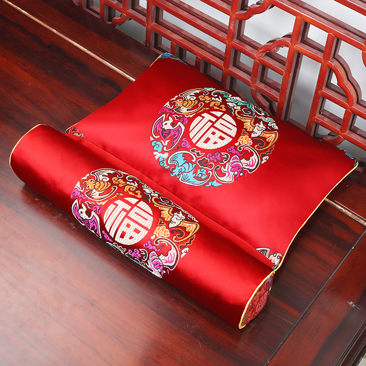 簡約風格蕎麥皮頸椎枕單人圓柱糖果枕可護頸午睡枕 (5.5折)