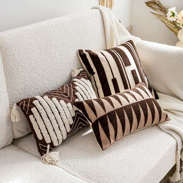 歐式民族風抱枕套乳膠填充沙發客廳靠墊靠背適用客廳午睡 (6.7折)