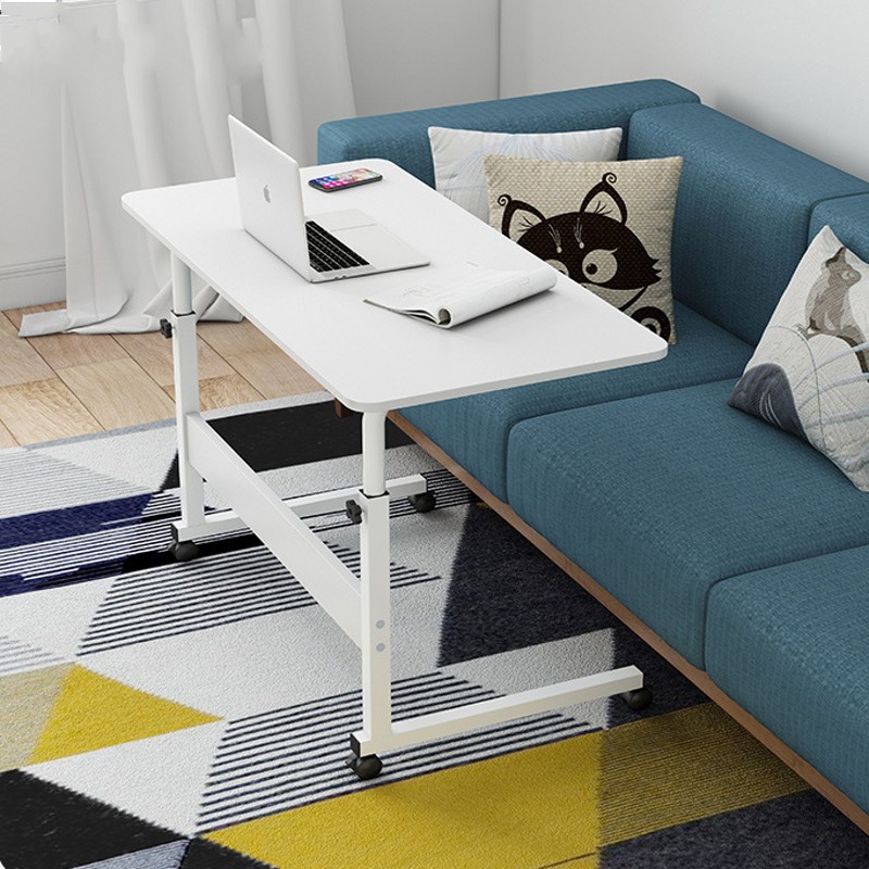 時尚簡約多功能筆記本電腦懶人桌 可移動升降床邊桌 (4.1折)