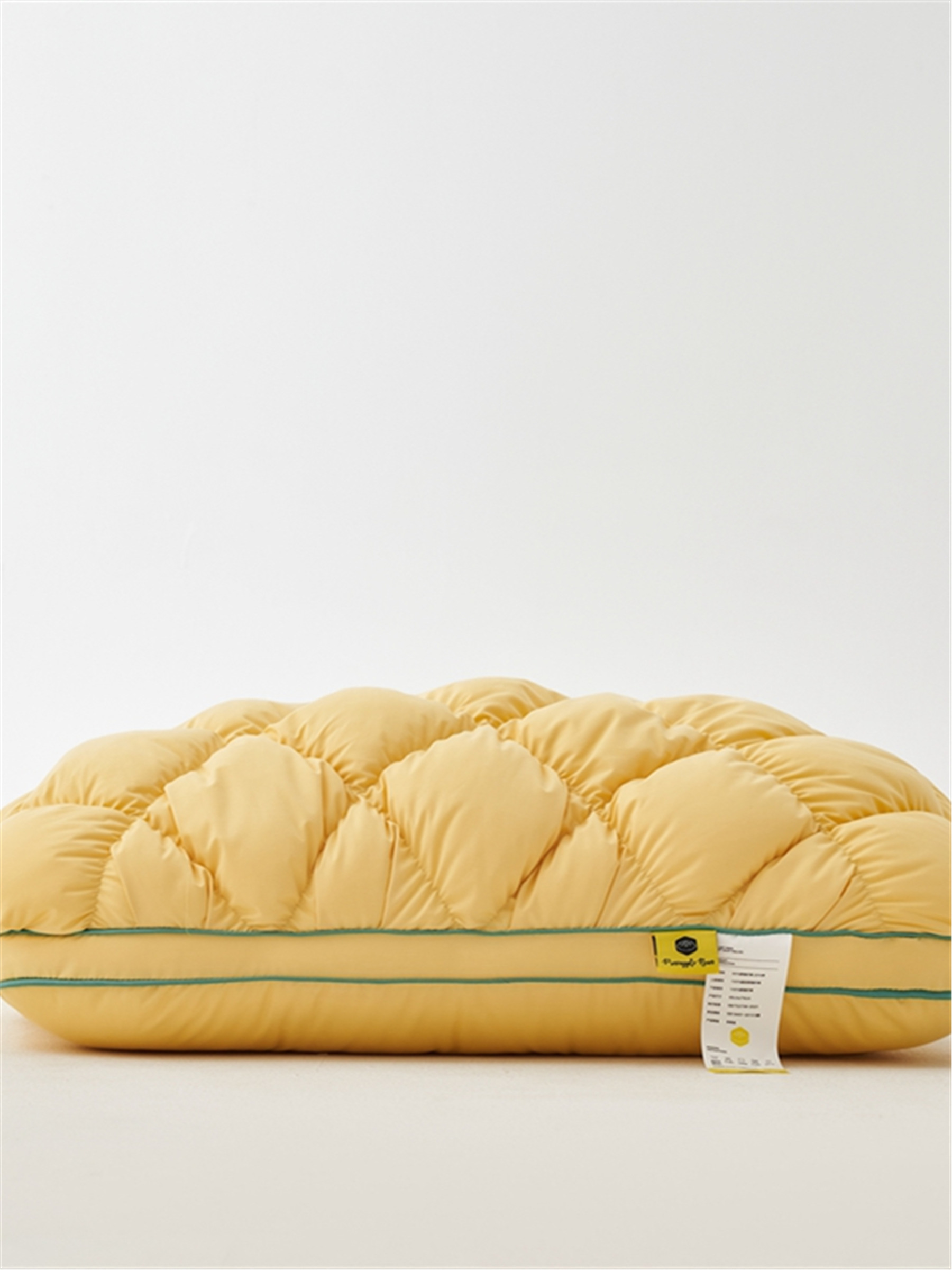 可愛菠蘿麵包枕簡約純色ins風臥室少女心緩解疲勞成人枕芯 (8.3折)