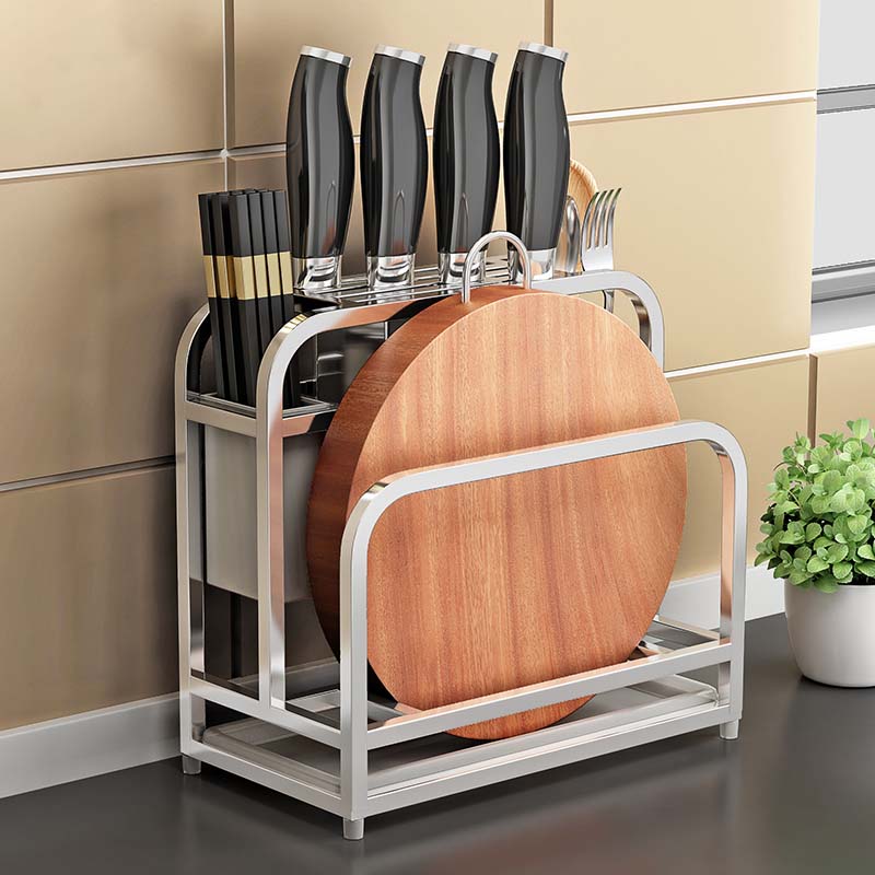 新式多功能置物架廚房收納好幫手優質201不鏽鋼防鏽耐磨方便清潔