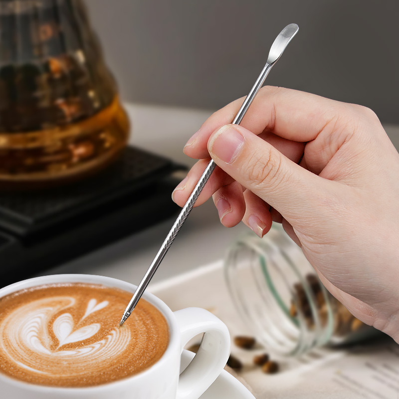 咖啡拉花神器 不鏽鋼專業鉤花針雕花針勾花棒 (8.3折)
