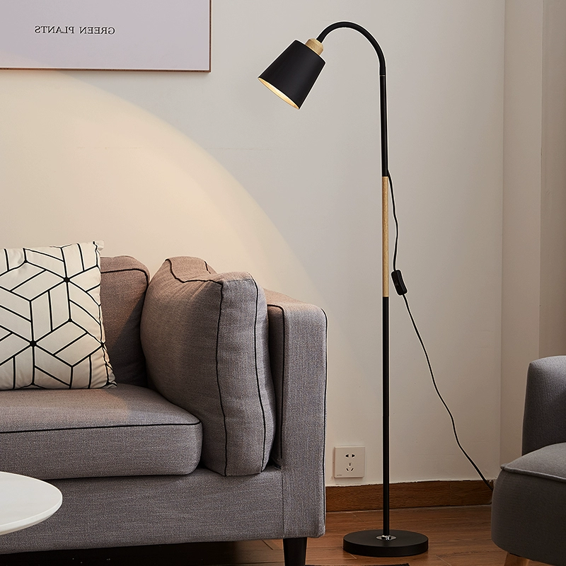 北歐創意led落地臺燈 遙控調光調色 適用客廳臥室書房
