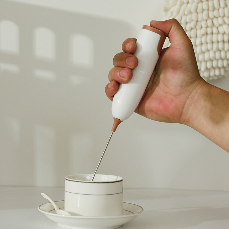 手持電動打奶泡器 牛奶咖啡打泡器 家用奶泡機攪拌器 (8.3折)