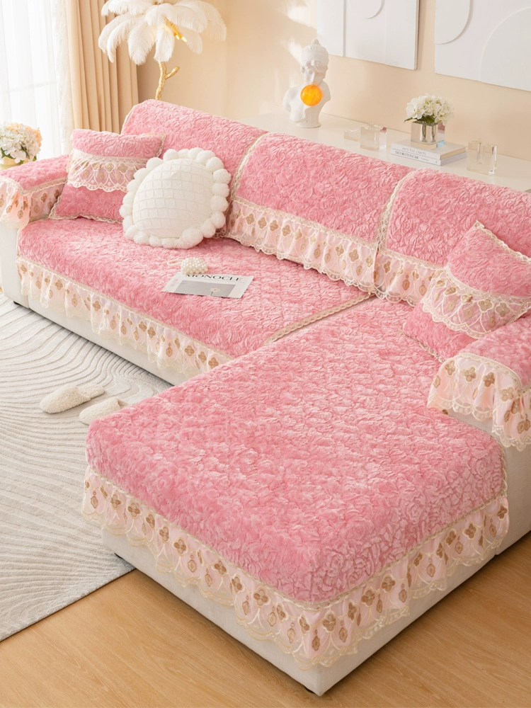 溫暖冬季 玫瑰絨防滑沙發墊套 蓄熱保暖簡約現代組合沙發坐墊