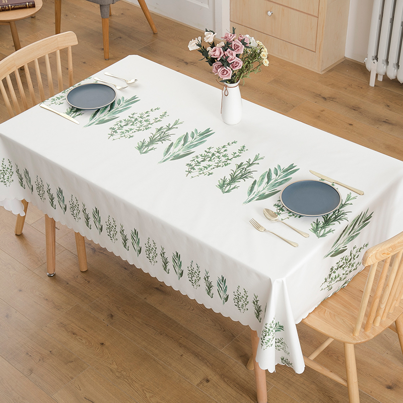 北歐風格防水免洗桌布 方形圓形餐桌布 多種尺寸任選