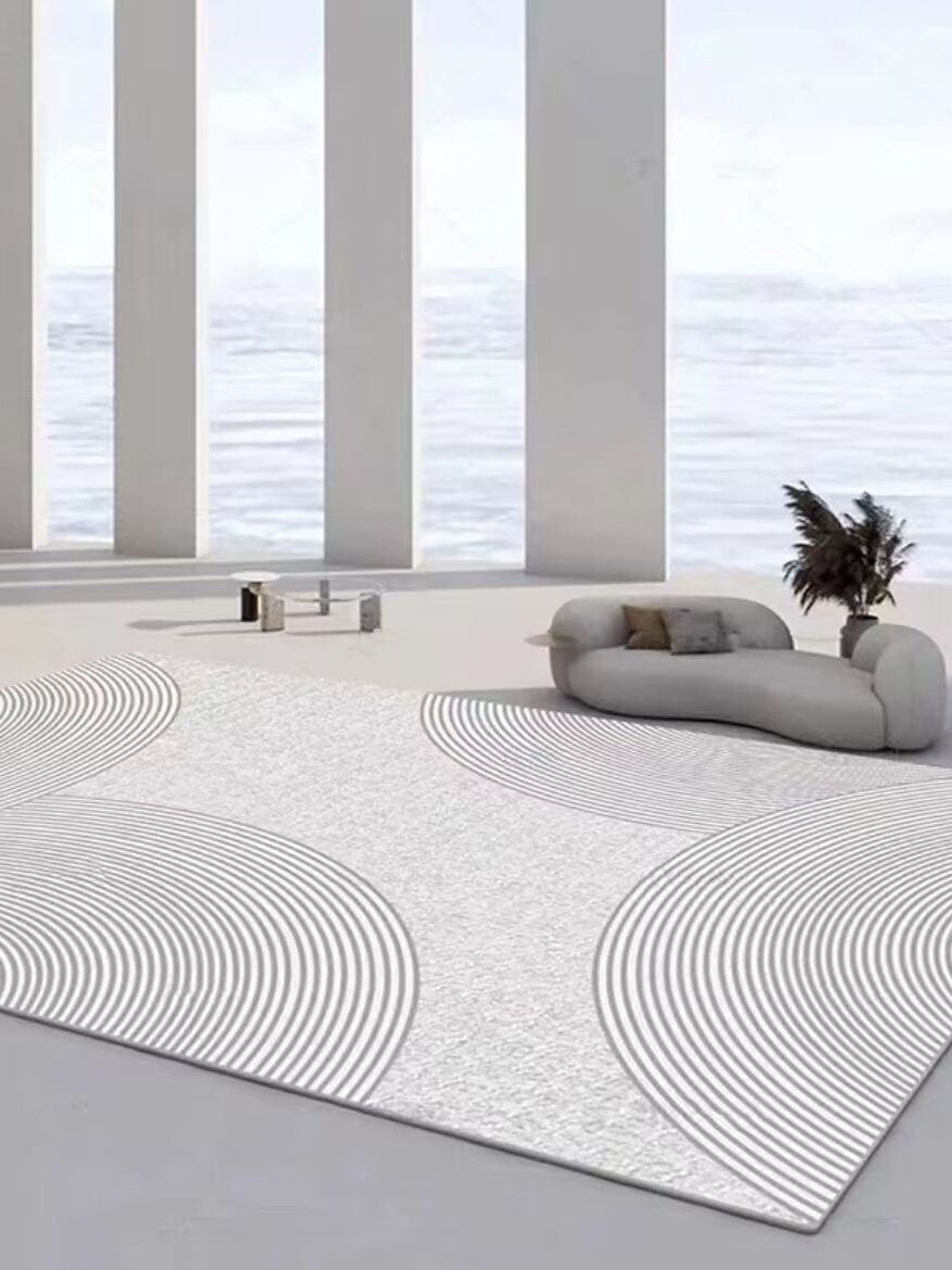 高質感2023新款簡約輕奢沙發客廳地墊茶几毯臥室床邊地毯