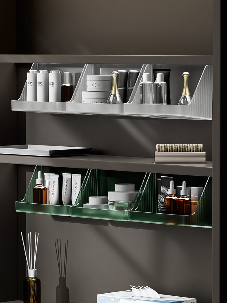 浴室置物架 壁掛式鏡櫃收納盒 衛生間化妝品收納 窄浴室整理