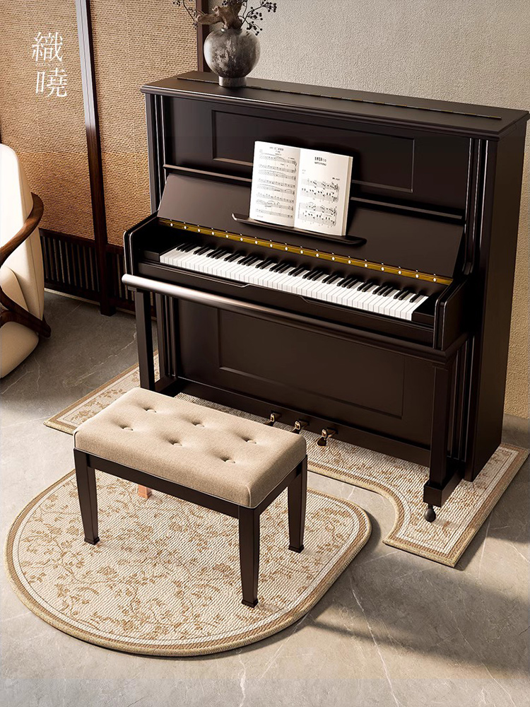 新中式高質感鋼琴地墊 多款花色 防震防滑靜音家用電子琴地毯 (4.3折)
