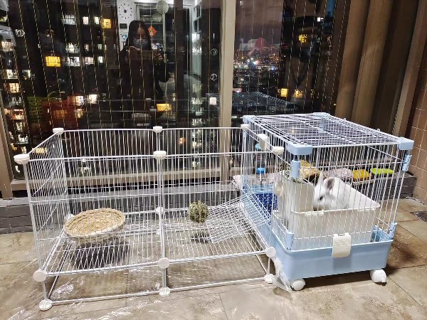 超大號寵物圍欄室內外通用散養殖放風豚鼠貓狗皆適用兔籠專用可對接兔籠