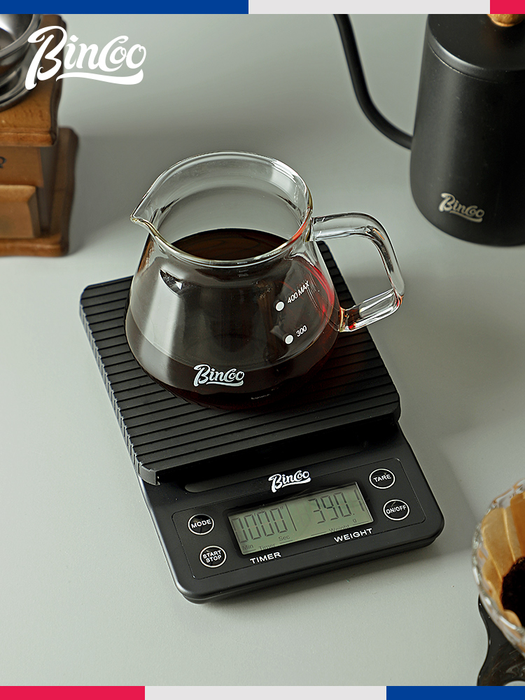 bincoo智能咖啡電子秤 烘焙稱重家用精密咖啡豆秤 精準電子磅