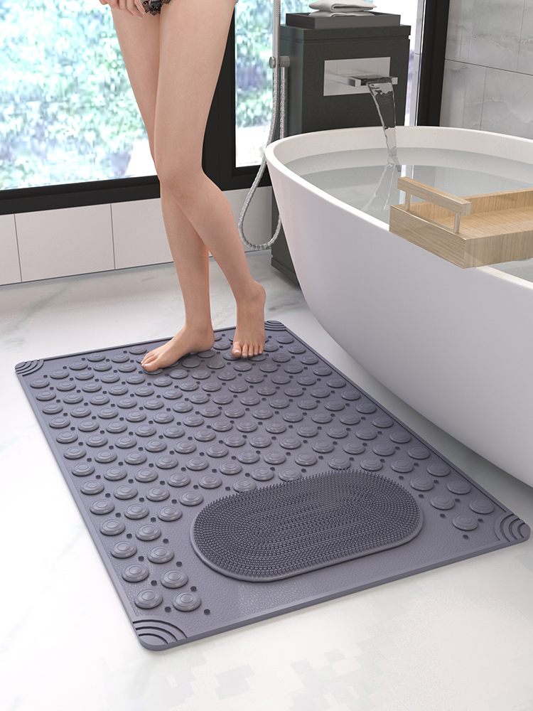 風格簡約現代浴室防滑墊讓您在洗澡間享受舒適安全體驗多色多款可選適合各種衛浴空間