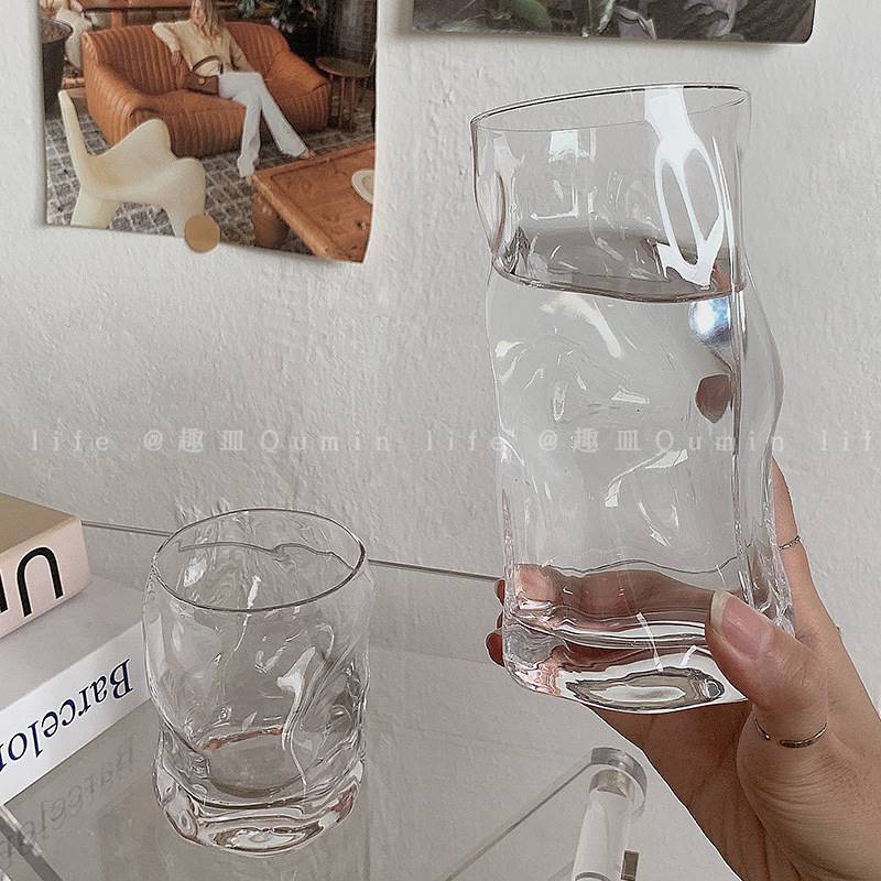 北歐風格透明玻璃杯果汁杯牛奶杯子冷飲杯禮盒裝