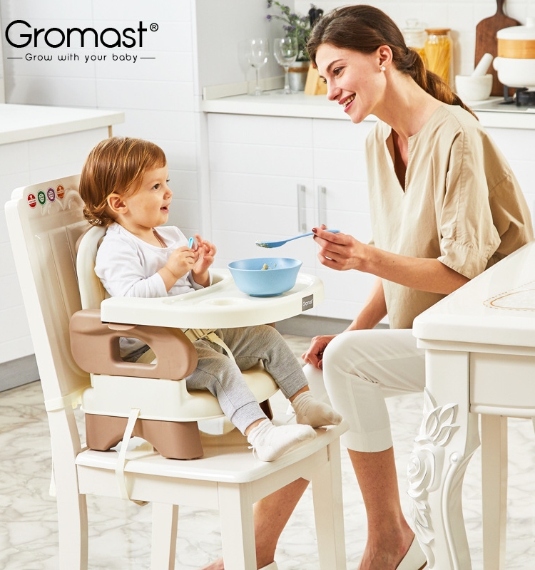 攜帶方便 Gromast摺疊式多功能兒童餐椅 (5.2折)