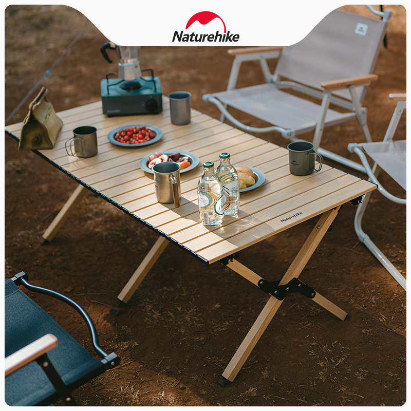 戶外蛋卷摺疊桌輕便攜帶露營野餐必備戶外桌椅裝備