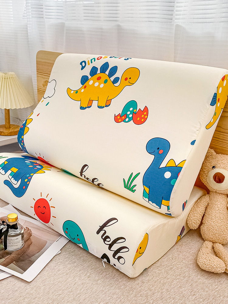 可愛40x60全棉兒童單個乳膠枕套給孩子舒適的睡眠體驗
