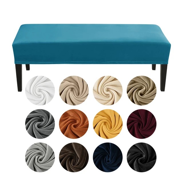 彈力酒店床尾凳套歐式風格通用多種凳子黑色寶藍色等多色可選 (8.3折)