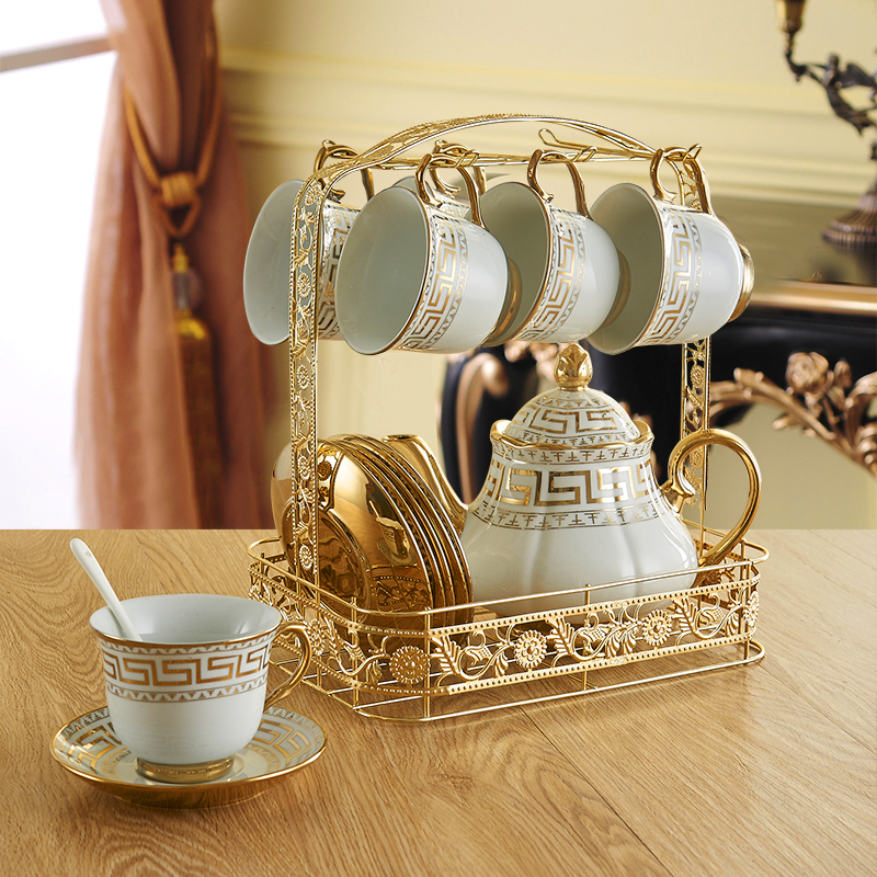 歐式高檔金屬杯架收納架 讓您品嚐咖啡的優雅