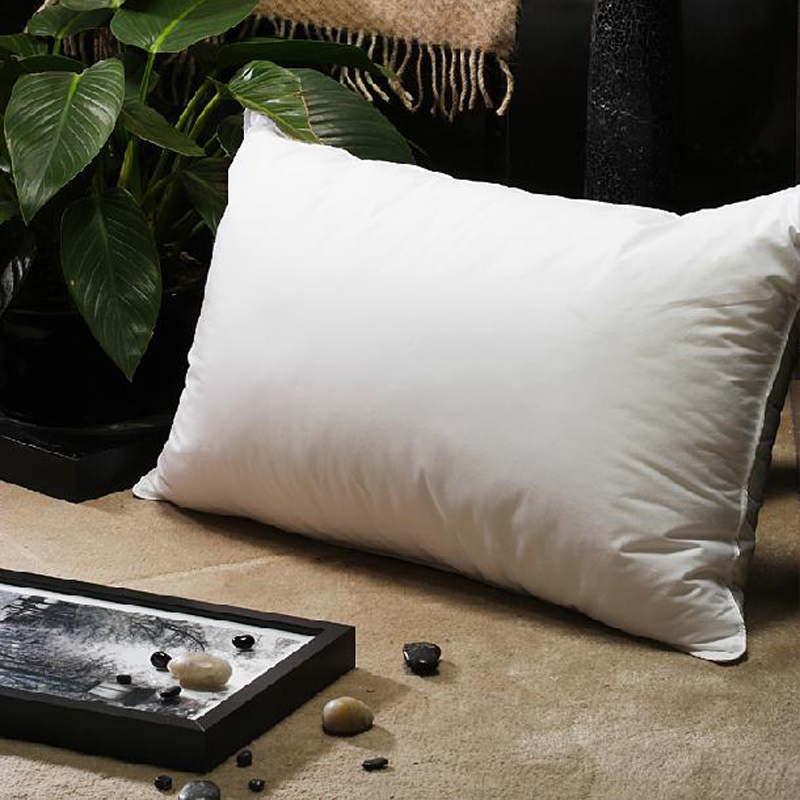 羽絲絨保健高回彈枕芯 親膚舒適單人床用枕頭
