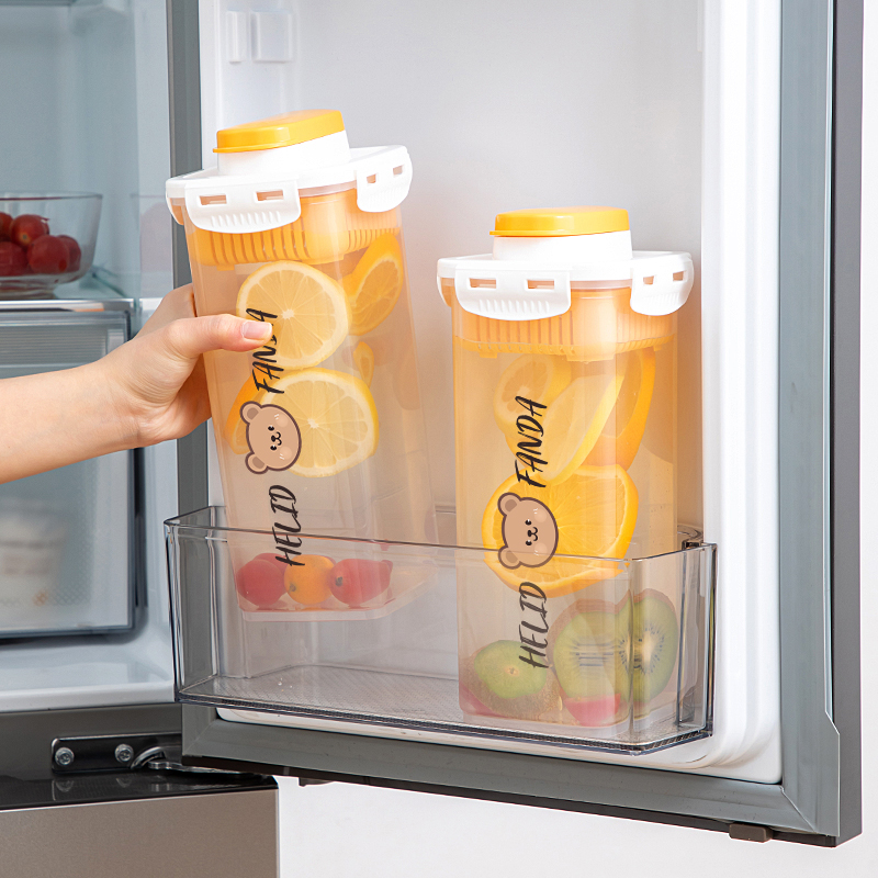 家用大容量冷水壺 水果茶冷泡果汁桶 冰箱儲水