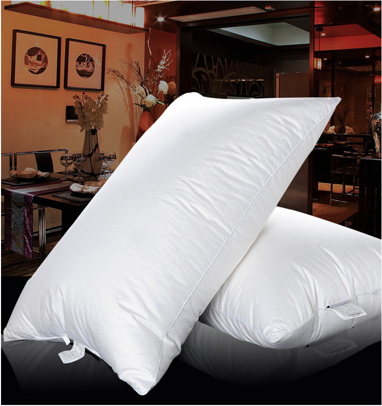 五星級酒店專用羽絲棉枕芯 記憶柔軟加厚枕 護頸椎枕枕芯家用