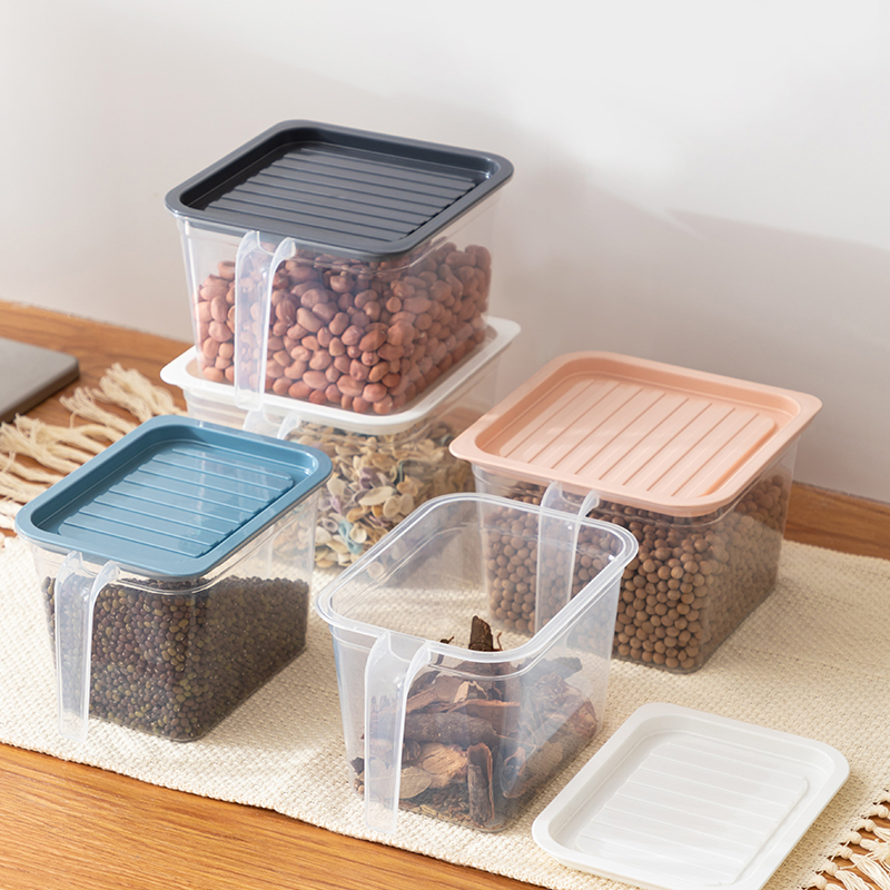 廚房防潮密封罐子帶蓋收納糖果零食穀物儲物盒大容量