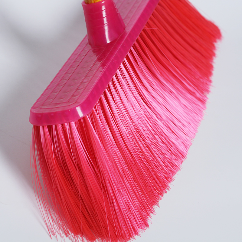 硬軟毛雙效清潔 五排掃帚頭可替換 木把柄掃把 (7.4折)
