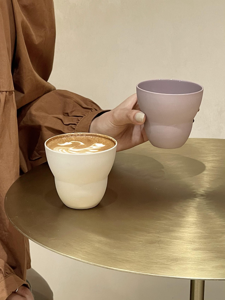 北歐風格陶瓷咖啡杯純色精緻杯適合單品意式濃縮咖啡
