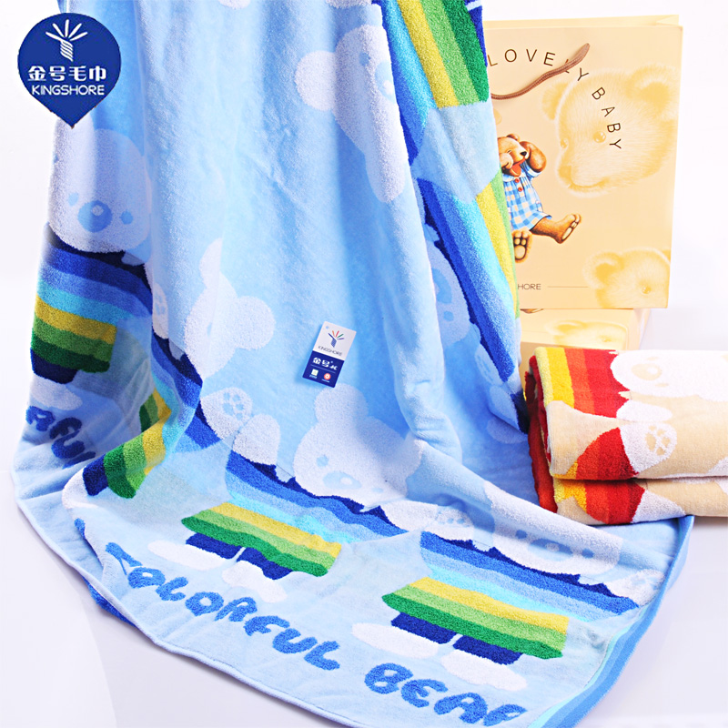 韓式卡通兒童毛巾被 純棉柔軟 禮盒裝 10097CM (8.3折)