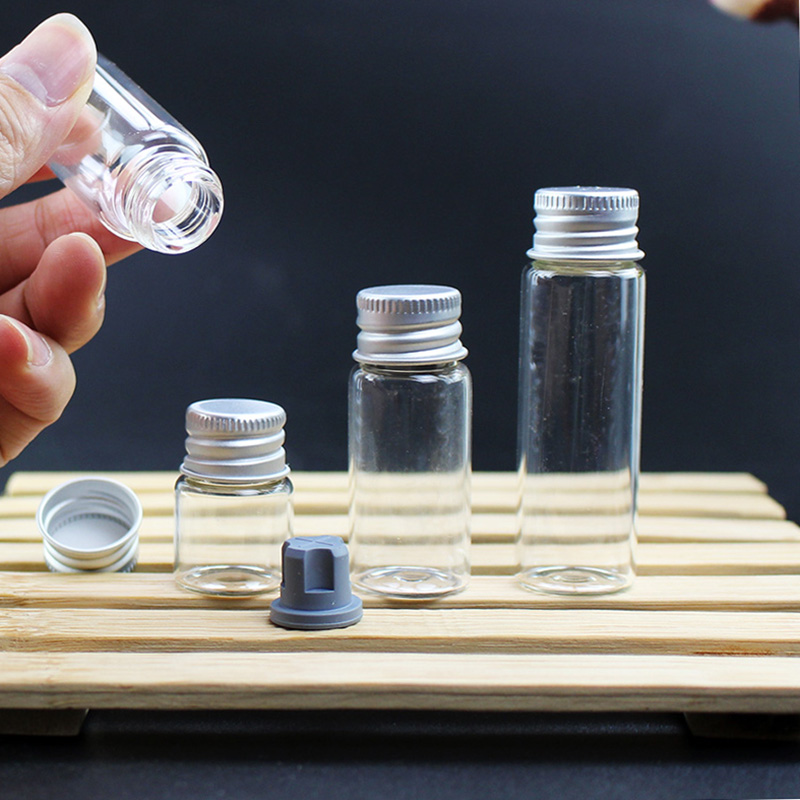 新中式風格 玻璃材質 實驗室密封試管沉香鋁蓋瓶 (8.3折)