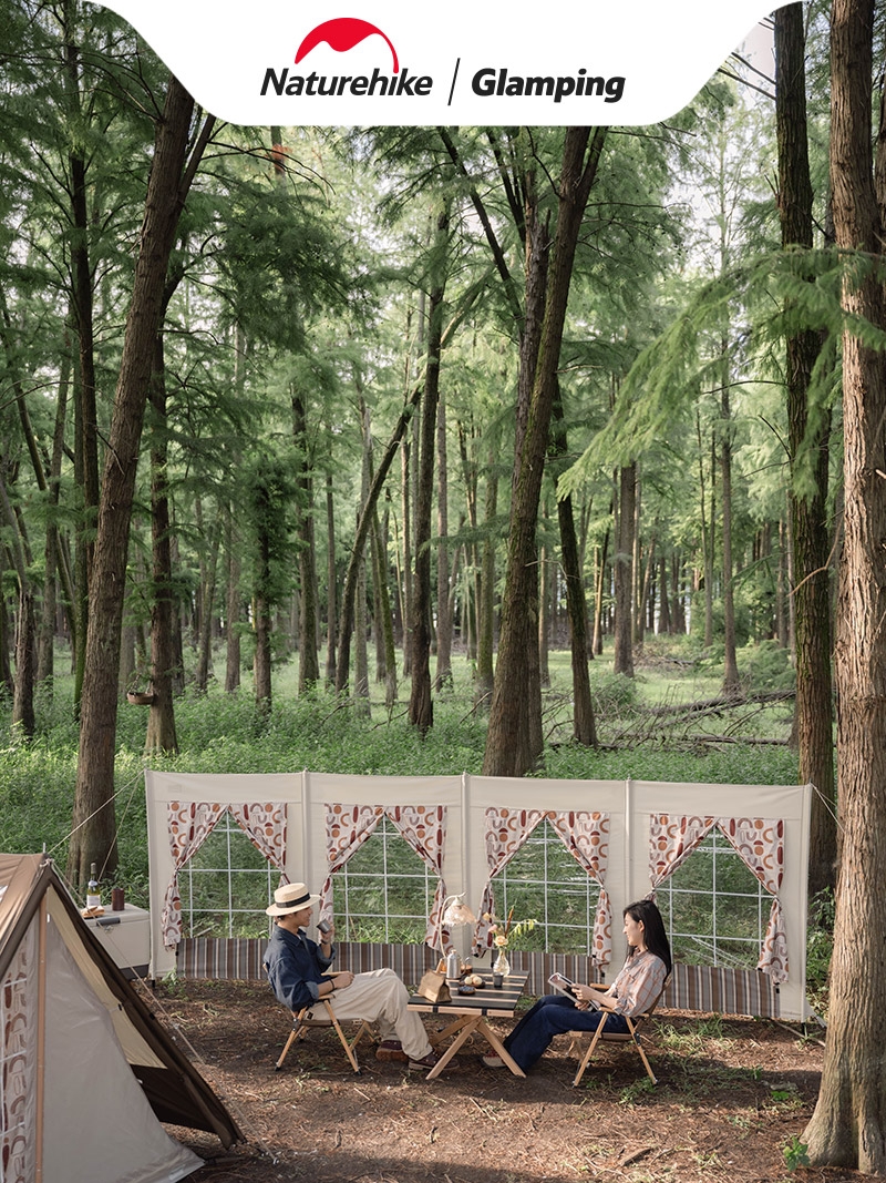 Naturehike挪客精緻露營天幕 44x16m 奶油色 戶外露營露營野餐圍幕 (8.3折)