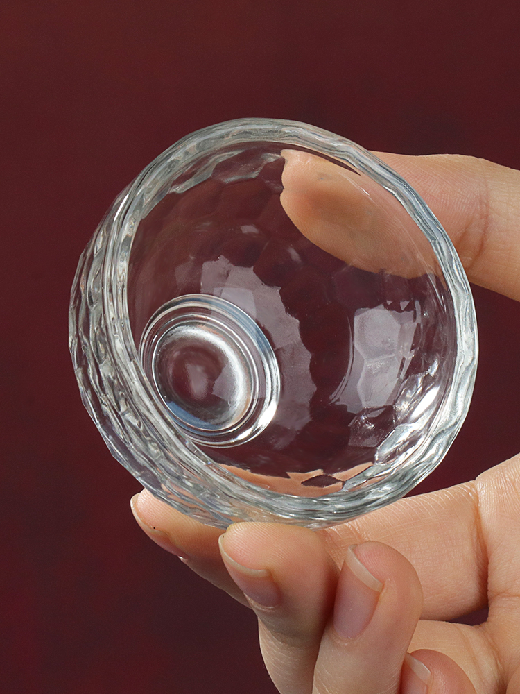 水晶供水碗供杯玻璃供碗 透明加厚供奉水杯聖水杯口徑多選