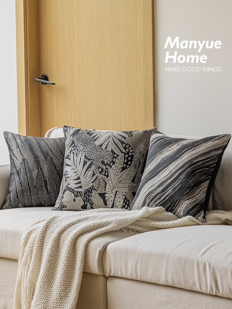 簡約風現代北歐沙發抱枕套讓居家空間增添時尚感