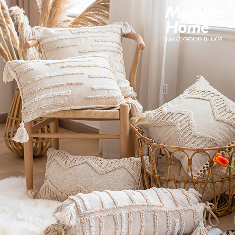 簡約復古風棉麻抱枕打造溫馨舒適的居家氛圍