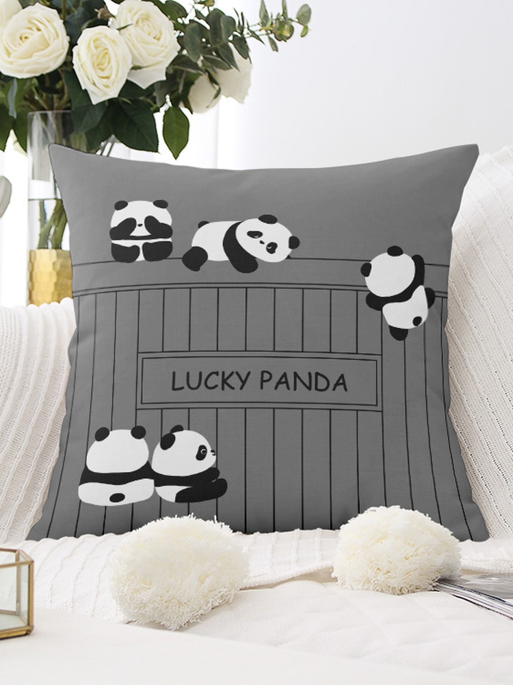 簡約風格可愛大熊貓抱枕午睡時光也能增添趣味