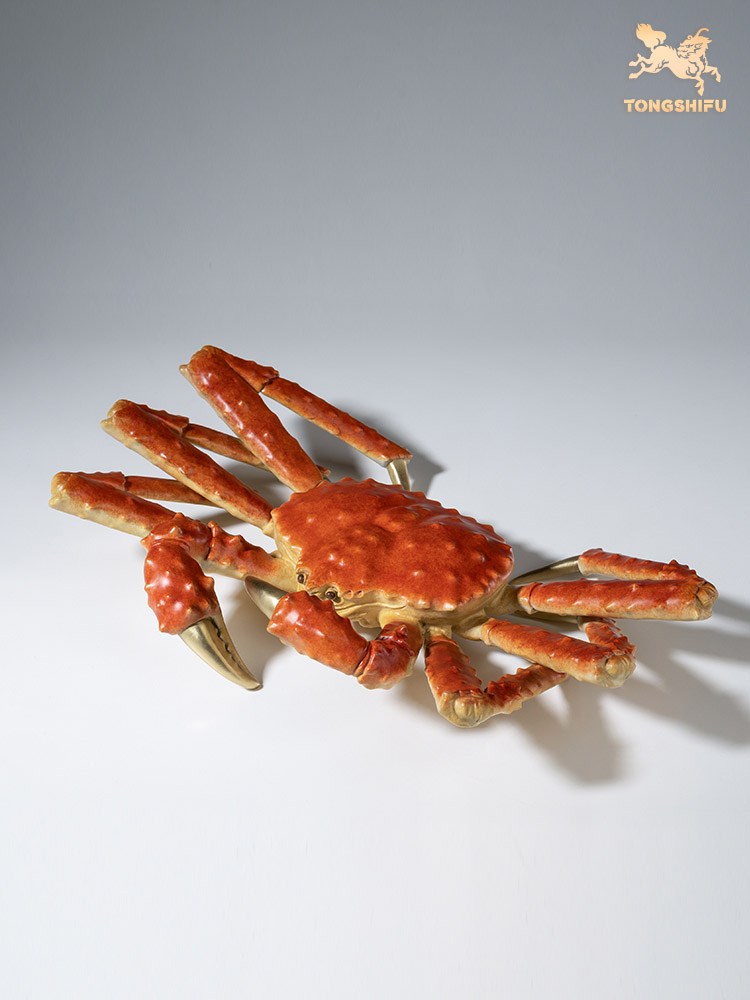 銅製帝王蟹客廳工藝品  家居裝飾桌面擺件禮品 (8.3折)